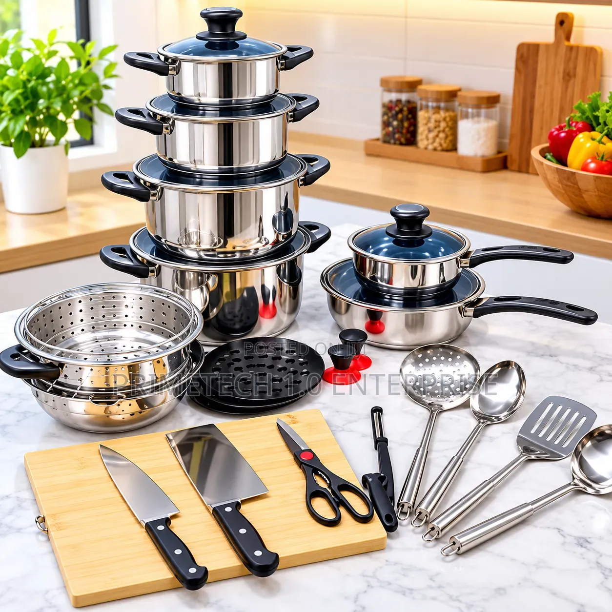 72pcs Original Stainless Steel Marwa Cookware