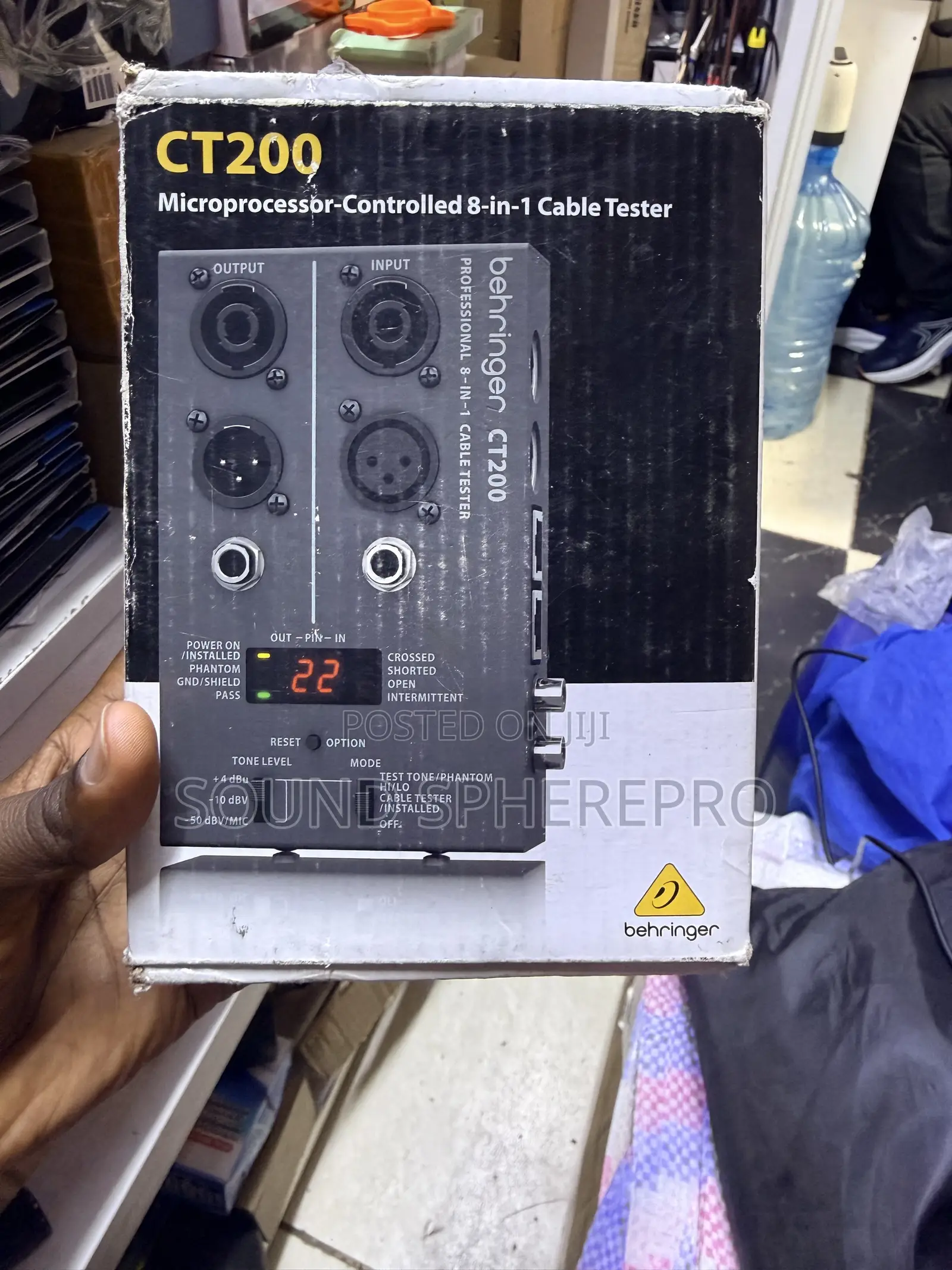 Behringer CT200 Microprocessor-Contro 8in1 Cable Tester