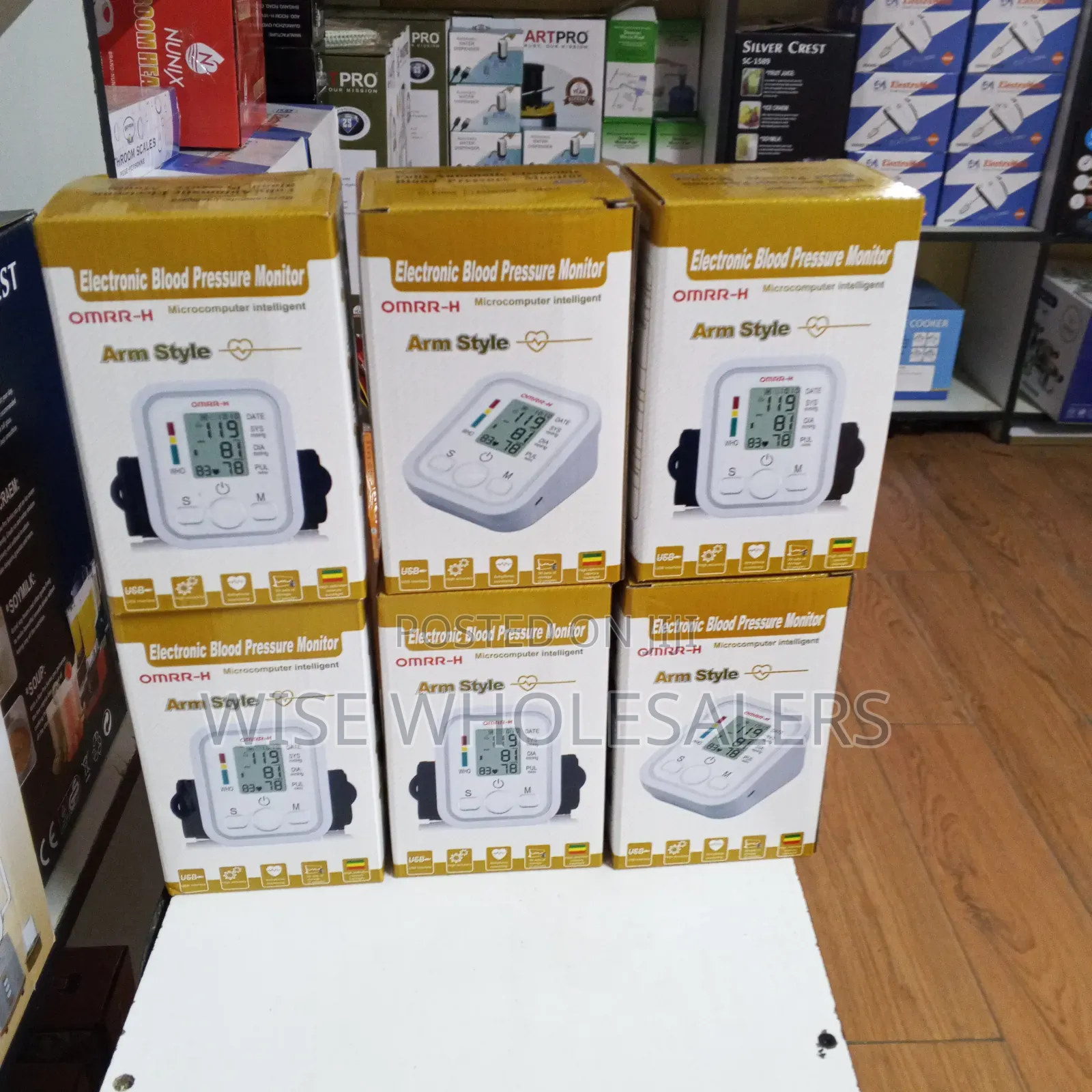Electronic Digital Upper-Arm Blood Pressure Monitors