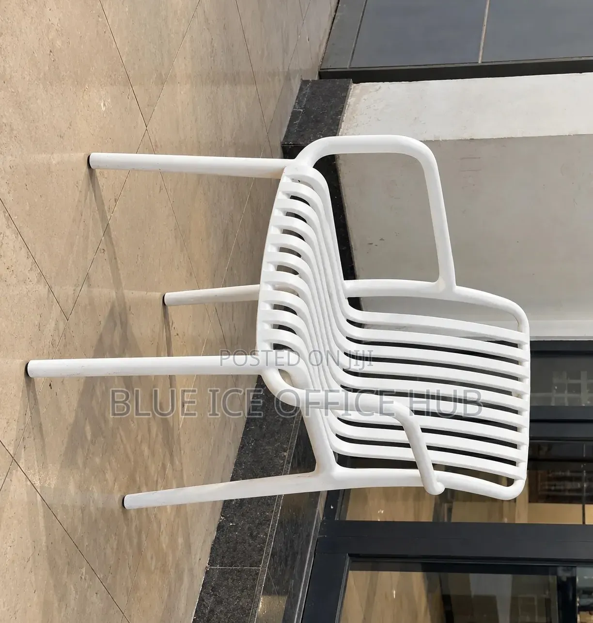 White Outdoor Plastic Chair
