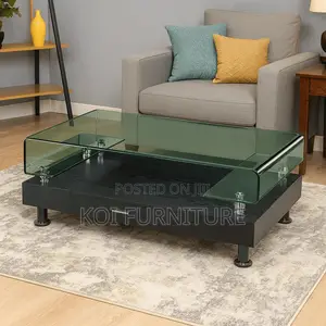 Coffee Table : Modern Black Wooden Coffee Table