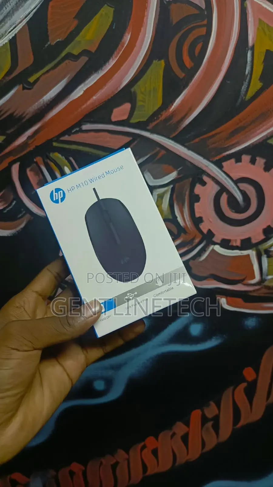 HP M10 USB Mouse for Laptop and Desktop