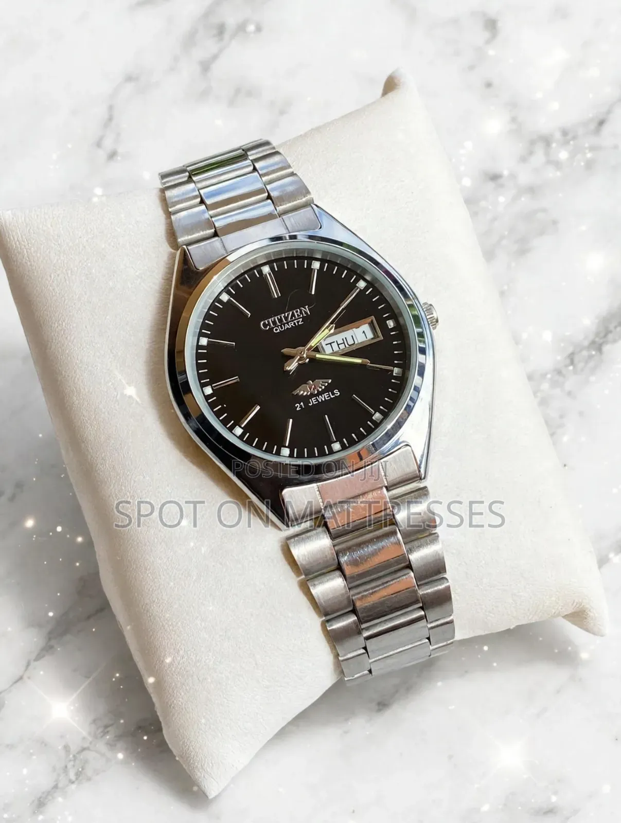 Affordable Classic Watch for Men. Citizen Brand. Silver in Colour.