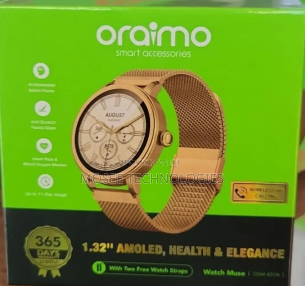 Oraimo Watch Muse OSW-831N AMOLED Smart Watch