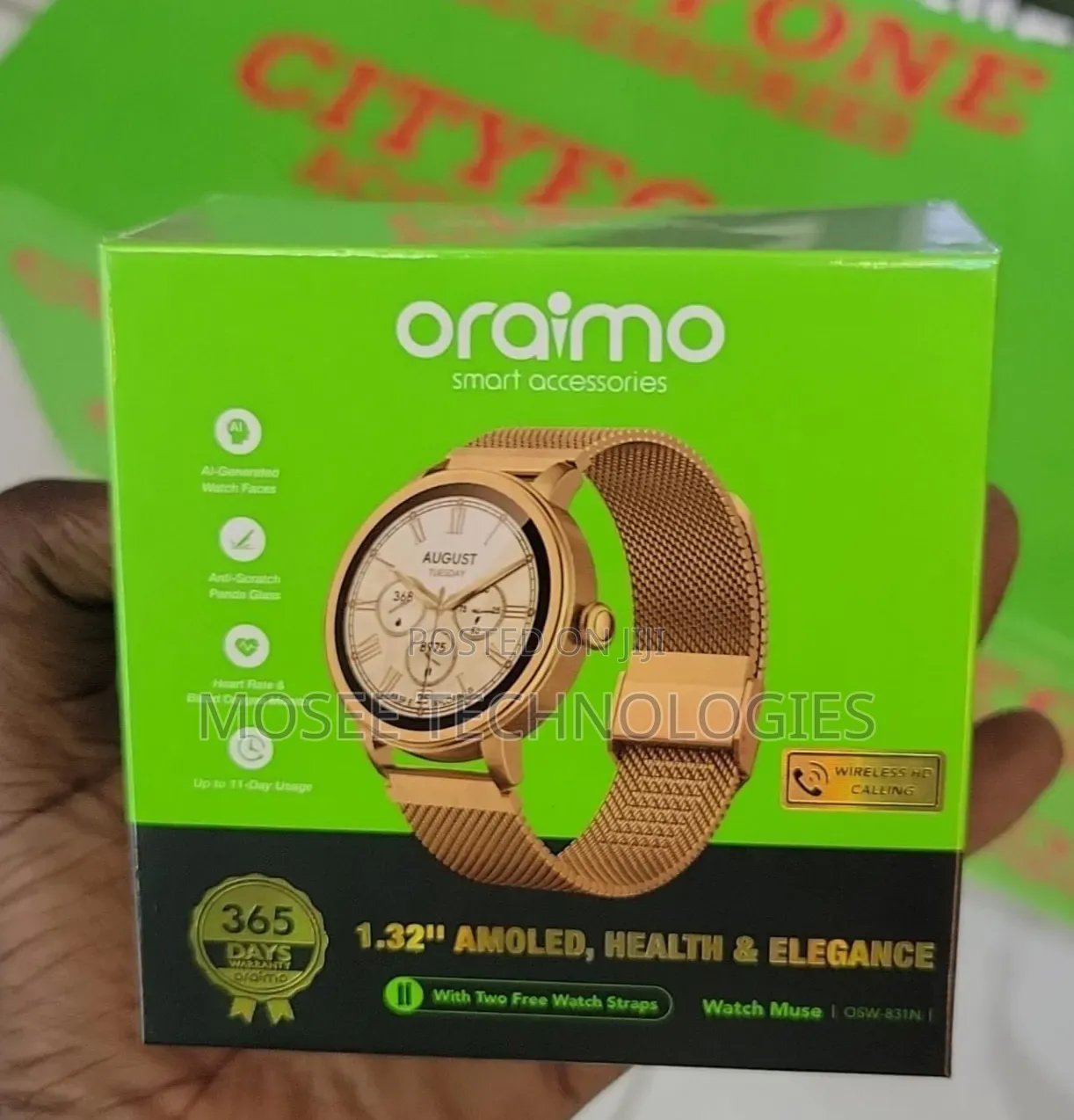 Oraimo Watch Muse OSW-831N Premium Smartwatch