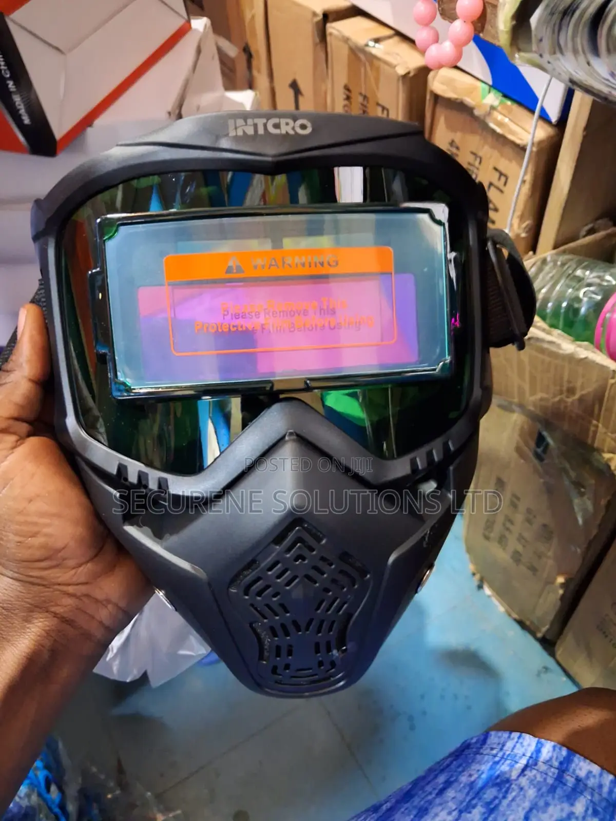 Intcro Automatic Dimming Welding Mask With an Auto-Darkening Lens,