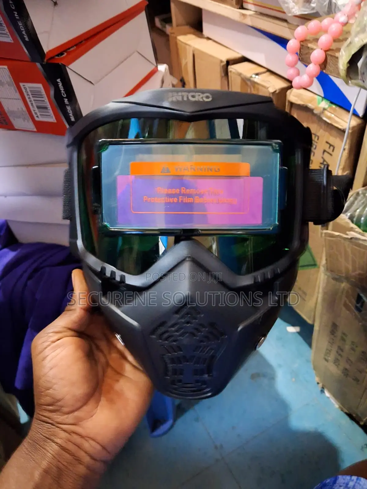 Intcro Automatic Dimming Welding Mask With an Auto-Darkening Lens,