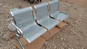 3 Seater Stainless Steel Link Chair for Hospital / Airport