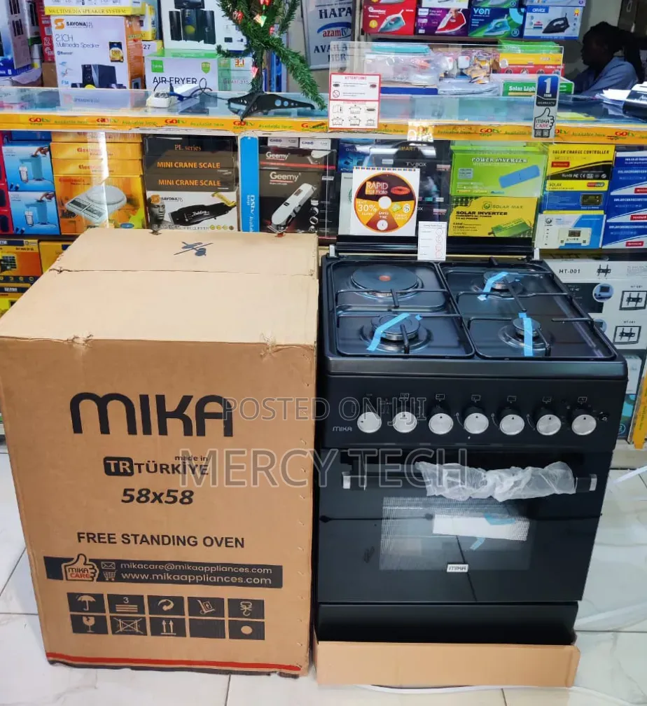 Mika Standing Cooker 3G+1E 58x58cm (MST58U31E3)