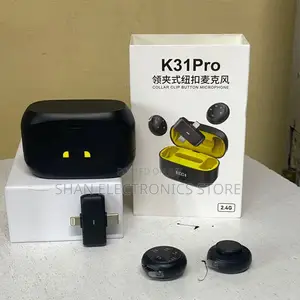 K31PRO Wireless Recording Microphone With Mute Function