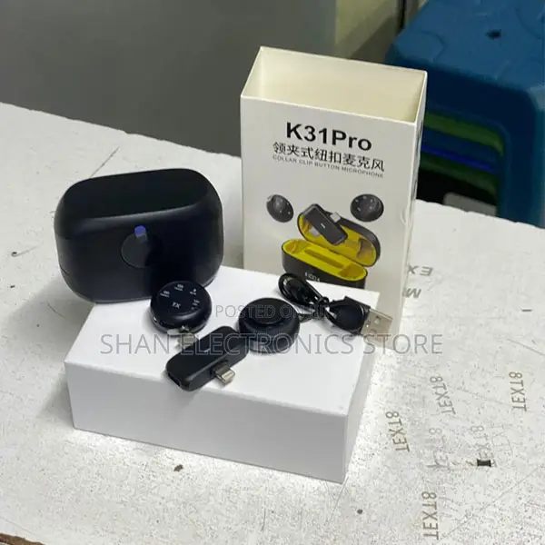 K31PRO Wireless Phone Microphone With Rechargeable Battery Case