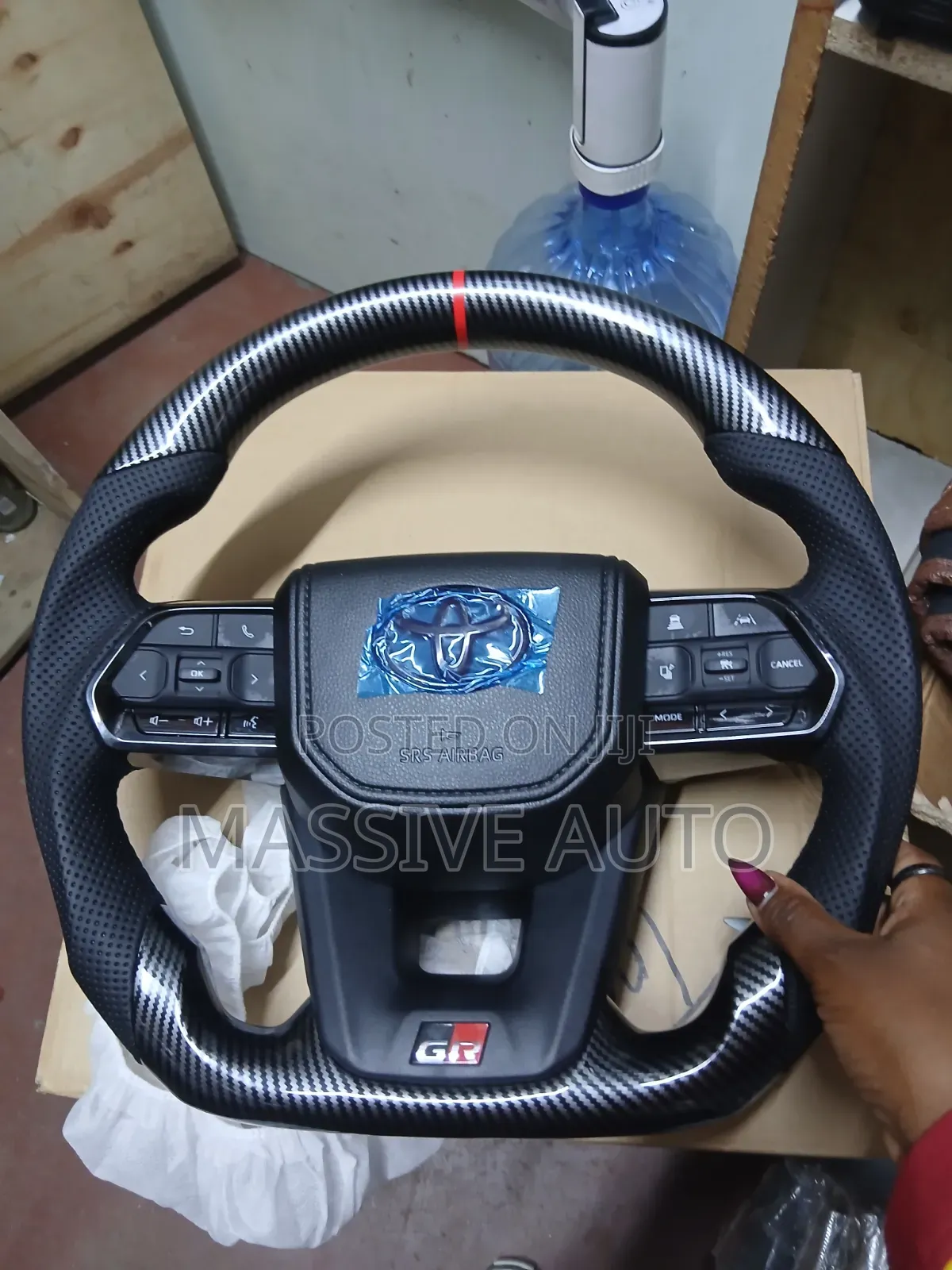 Carbon Black GR After Market Toyota Steering Wheel