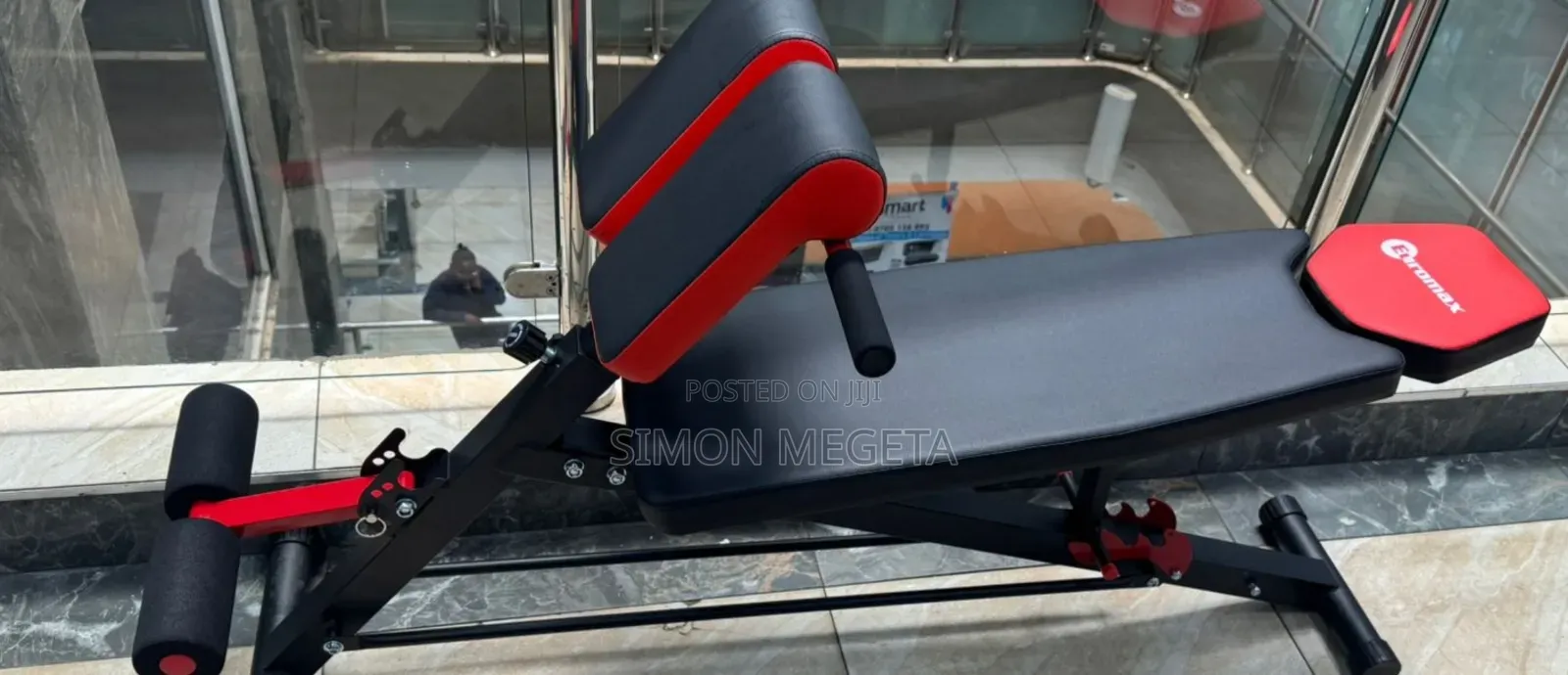Adjustable Decline Sit-Up Bench With Leg Support