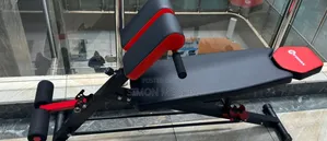 Adjustable Decline Sit-Up Bench With Leg Support