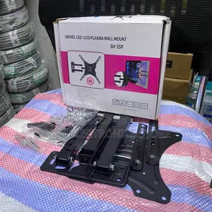 SH 35P 14–55 Inch Black TV Mount With 80–460mm Extension Range