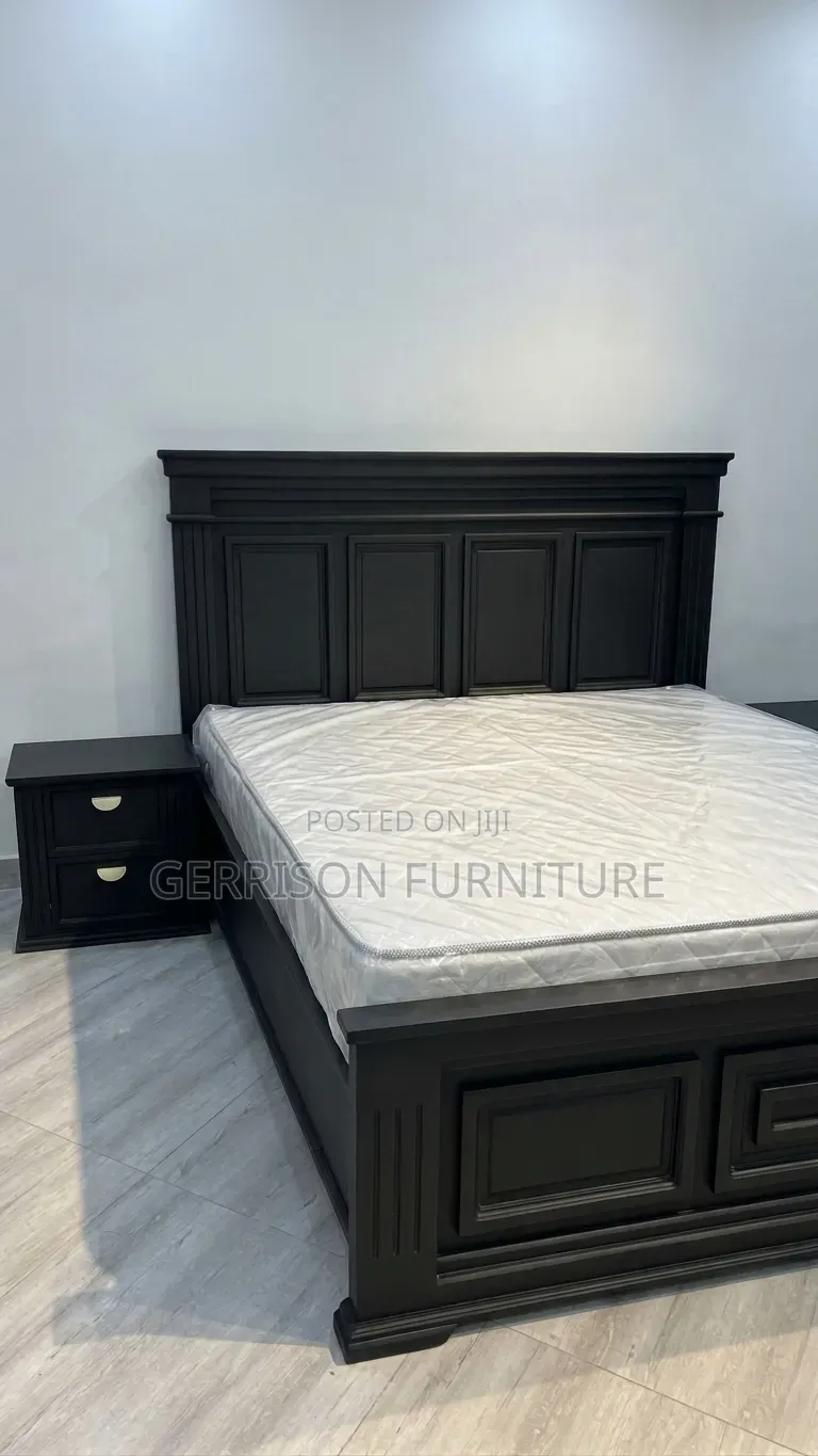 Premium 5x6 Hardwood Executive Bed Frame & Locker (Buy Combo or Solo)