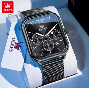Olevs Chronograph Gent
Adjustable Mesh Strap Stainless Steel