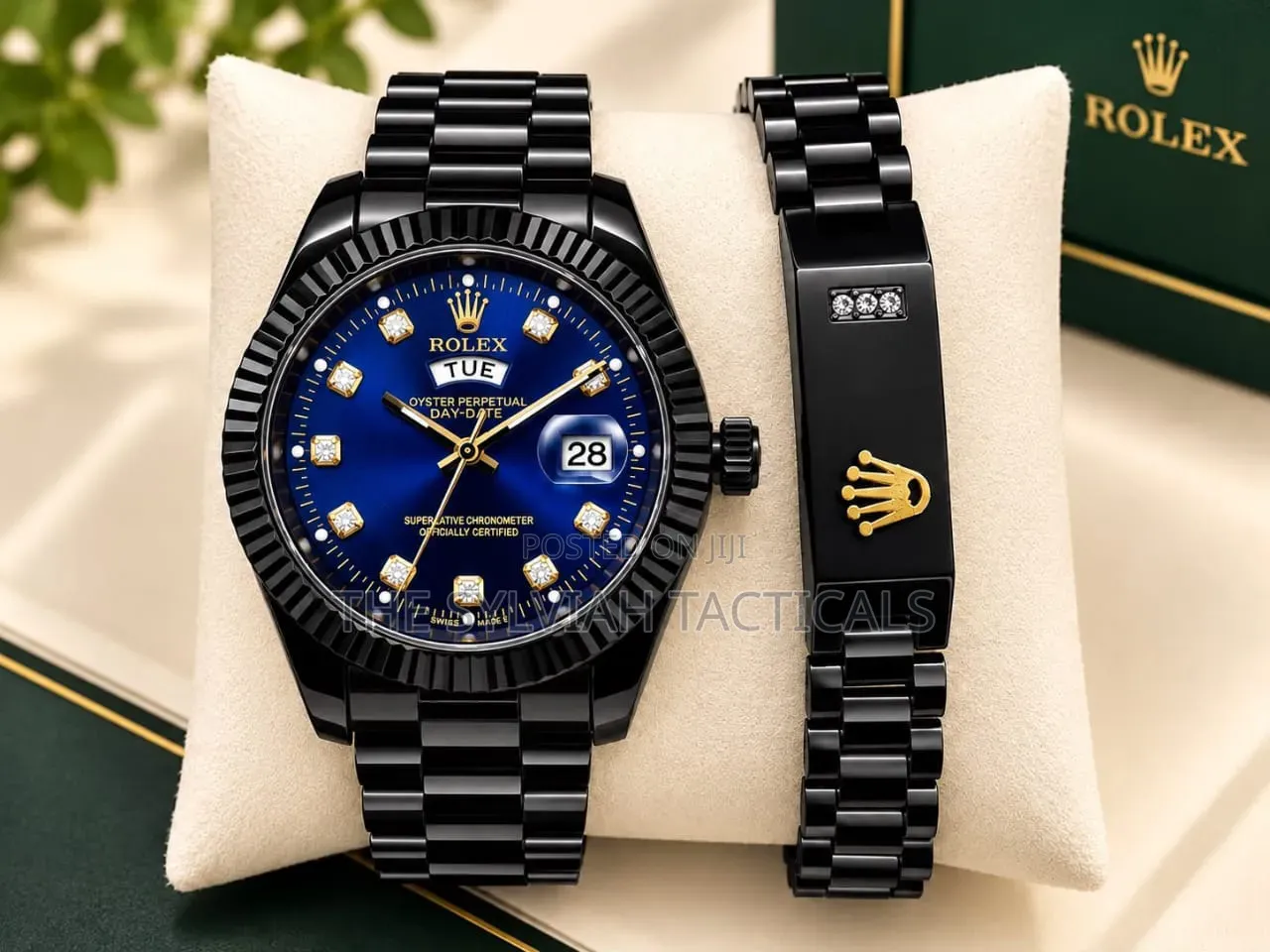 Rolex Gents Watches +Rolex
Stainless steelWater Resistant Date Display