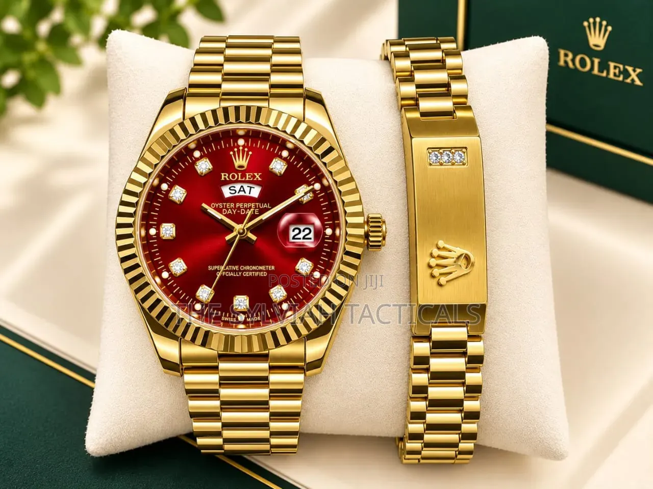 Rolex Gents Watches +Rolex
Stainless steelWater Resistant Date Display