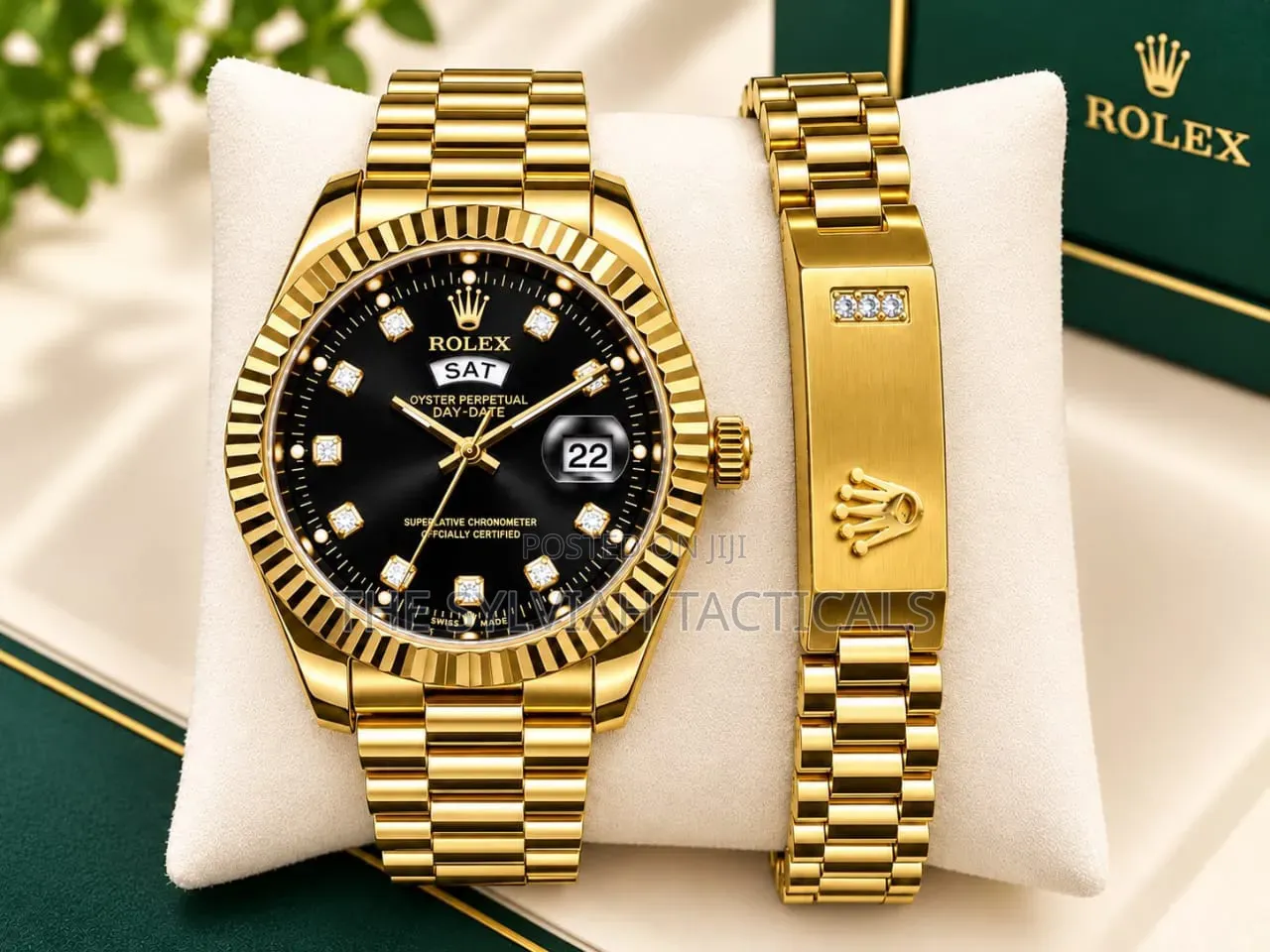 Rolex Gents Watches +Rolex
Stainless steelWater Resistant Date Display