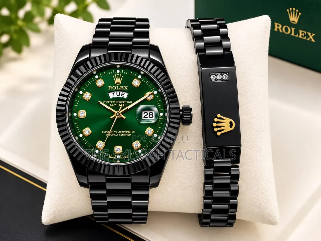 Rolex Gents Watches +Rolex
Stainless steelWater Resistant Date Display