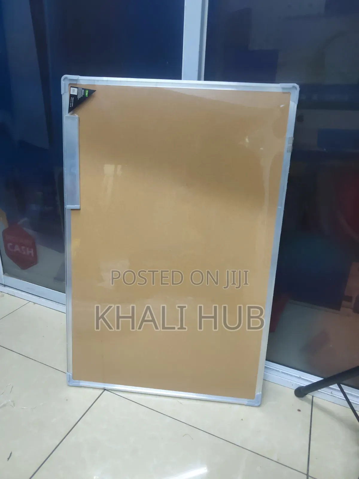Noticeboard 90x60cm Staffroom Cork Noticeboard for Schools and Offices