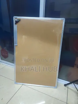 Noticeboard 90x60cm Staffroom Cork Noticeboard for Schools and Offices