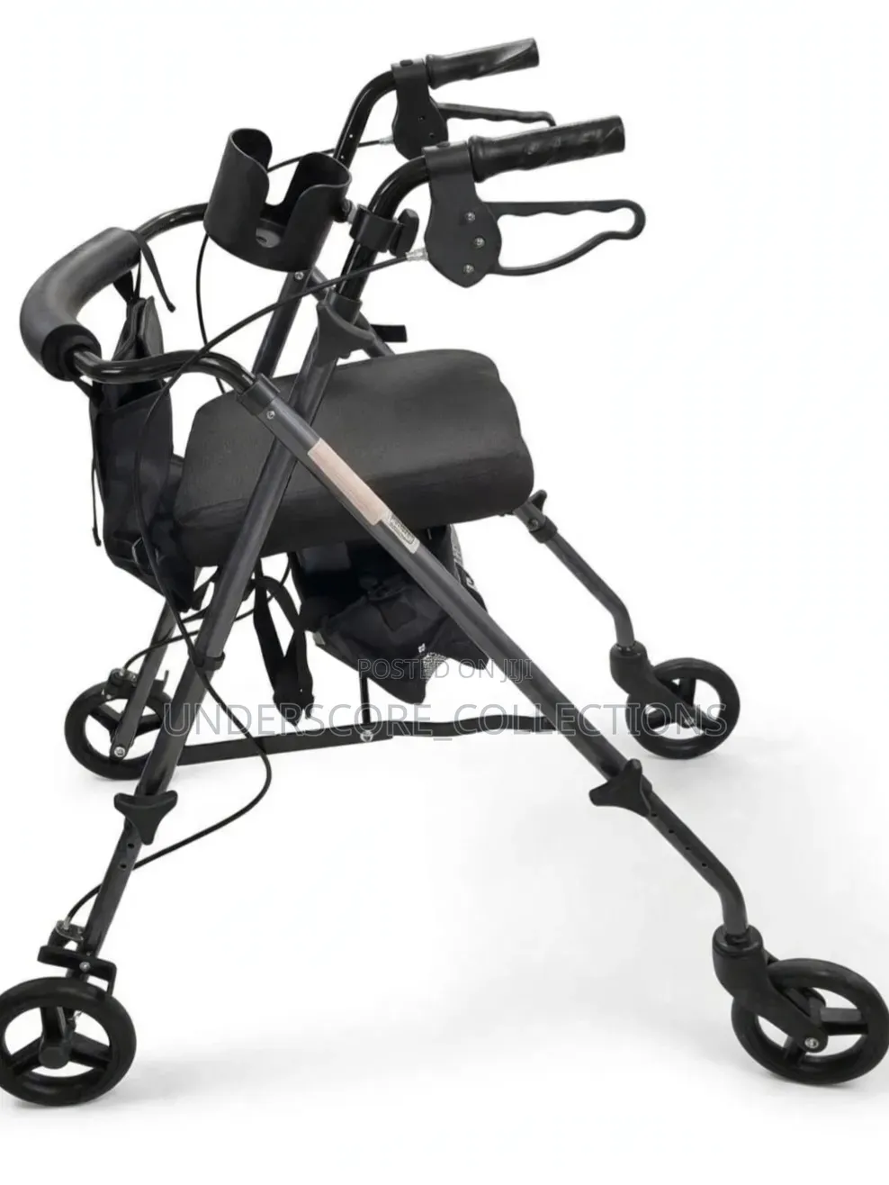 Four-Wheeled Rolling Rollator Walker