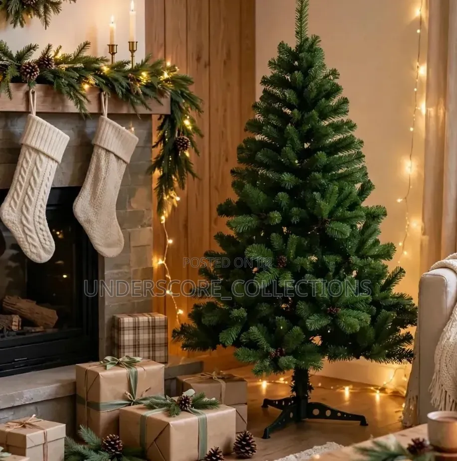 PVC Christmas Tree With 200 Tips, Plastic Feet