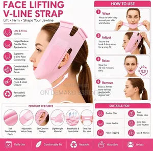 Silicone v Face Mask Face Lift Up Belt