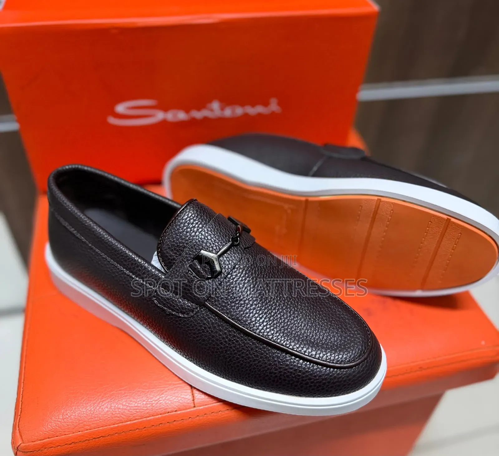 Santoni Loafers for Men Normal Fitting. Sizes 40-45. We Deliver! 