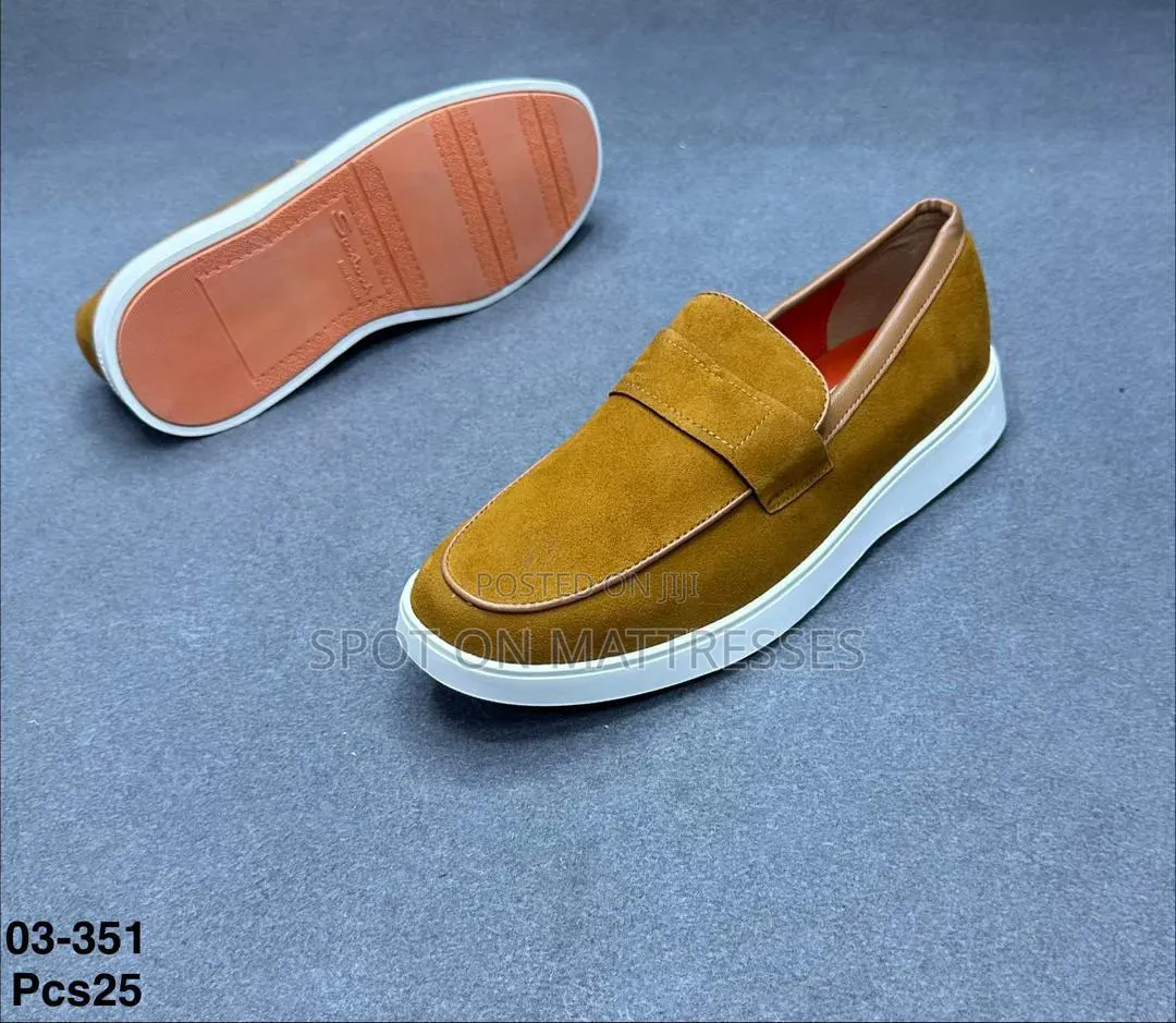 Men's Casual Slip-on Loafers. Available in Blue/Black/Brown/Green.