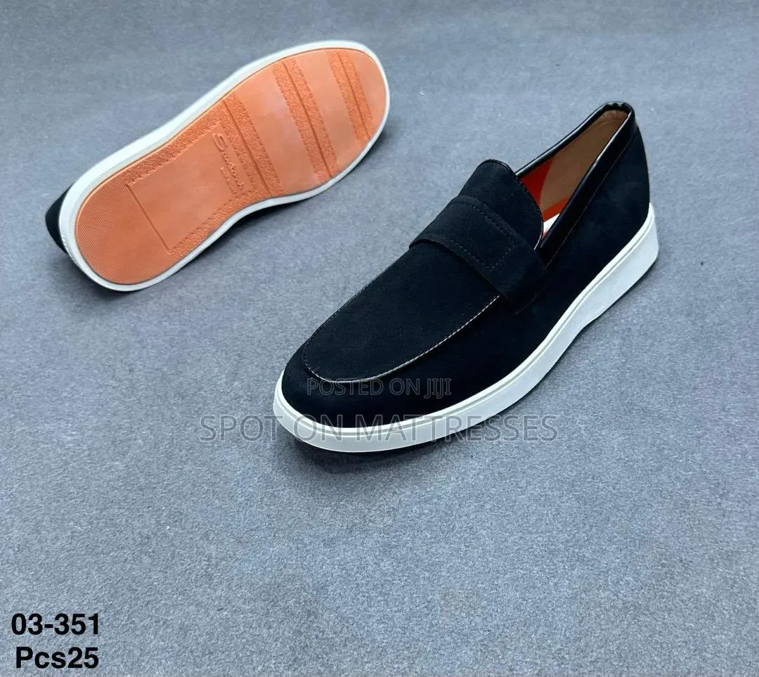 Men's Casual Slip-on Loafers. Available in Blue/Black/Brown/Green.