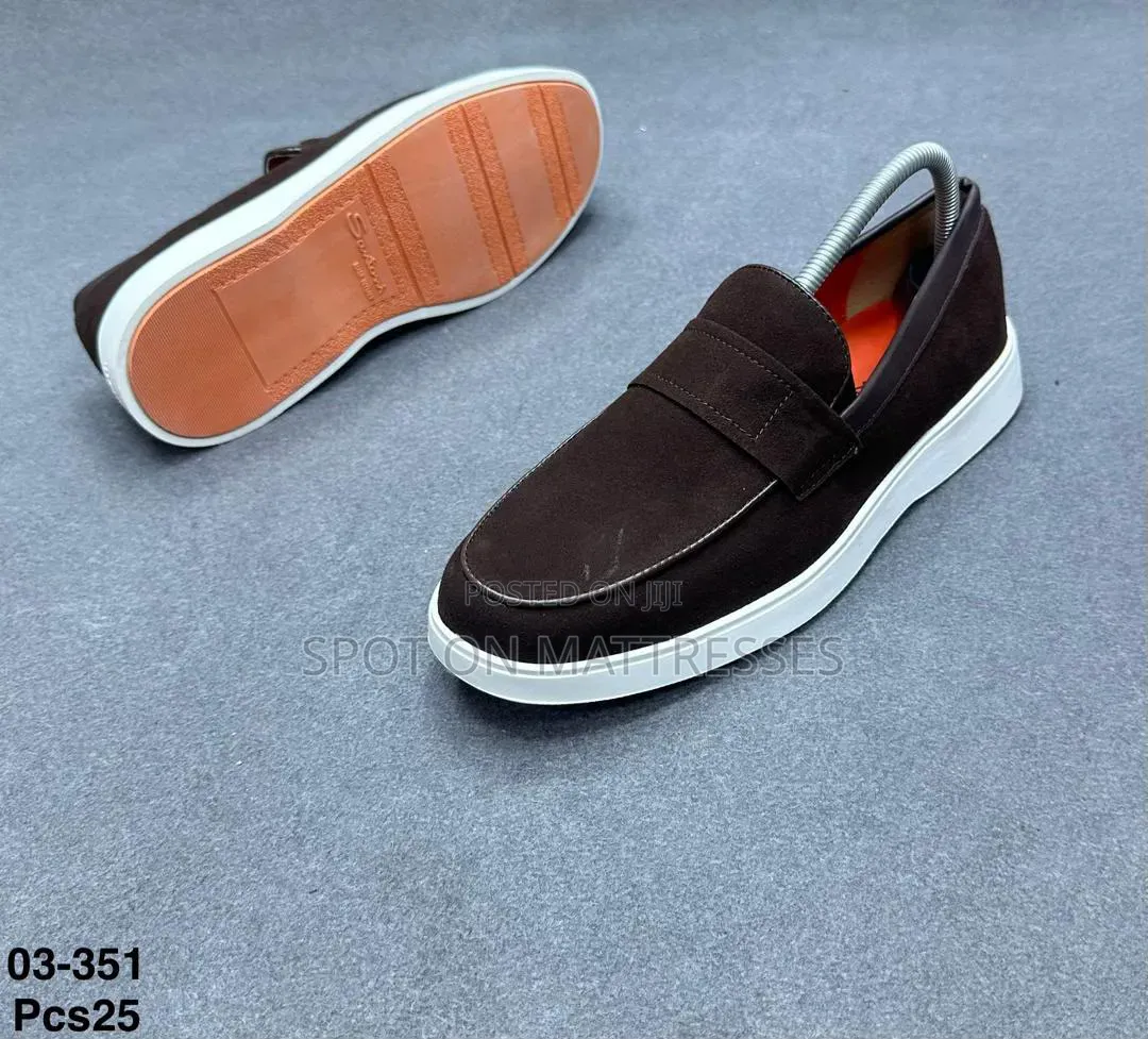 Men's Casual Slip-on Loafers. Available in Blue/Black/Brown/Green.