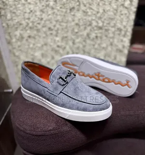 Old Money Vibes! Santoni Suede Loafers. Sizes 40-45. We Deliver!