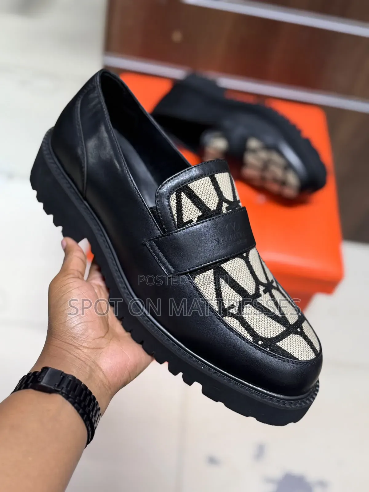 Valentino Chunky Lug Sole Loafers for Men. Countrywide Delivery! 