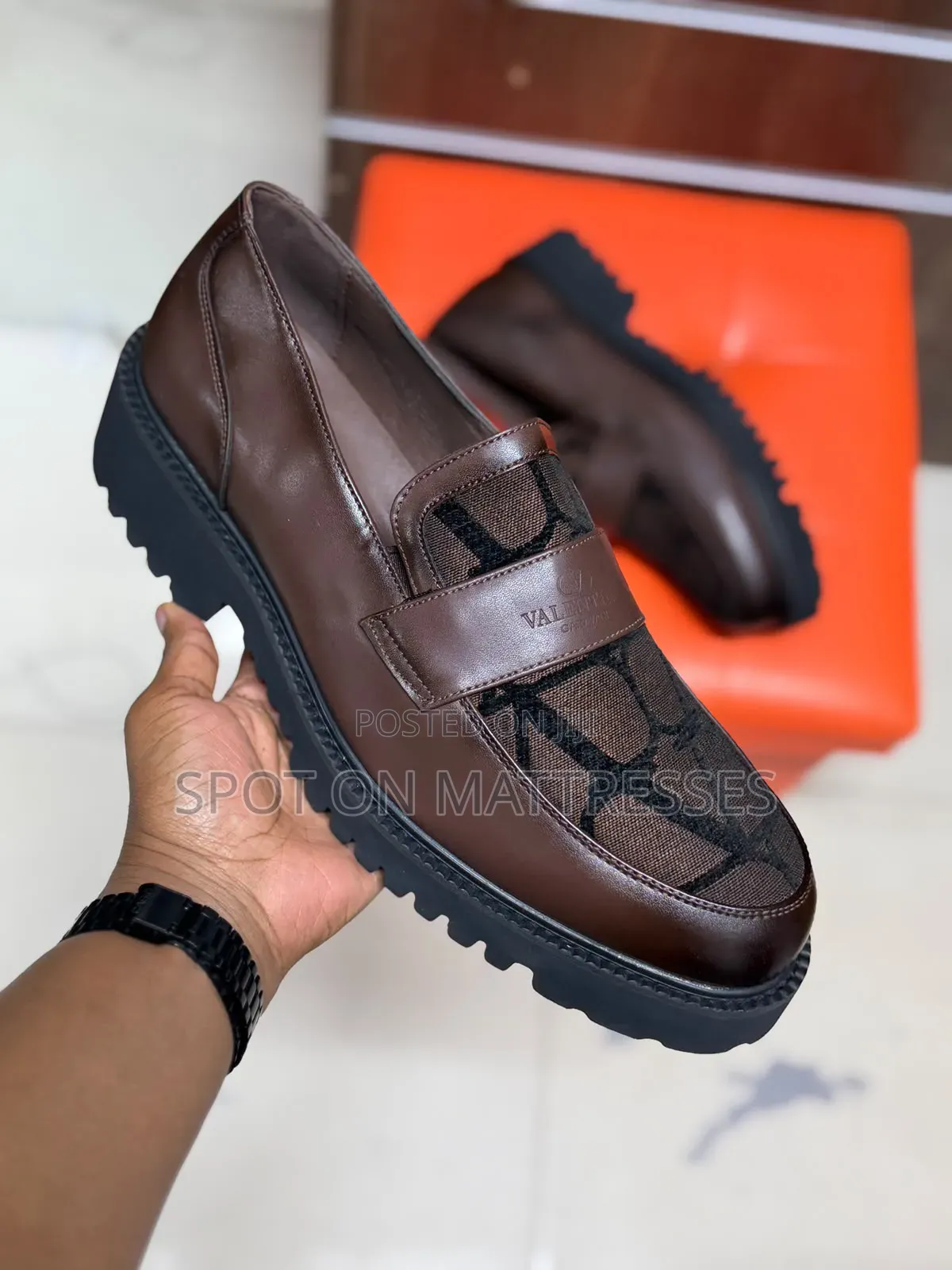 Valentino Chunky Lug Sole Loafers for Men. Countrywide Delivery! 