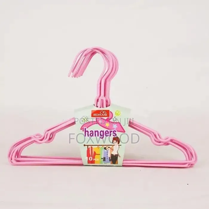*Kids Hanger Plastic Coated Kids Hangers 10pcs