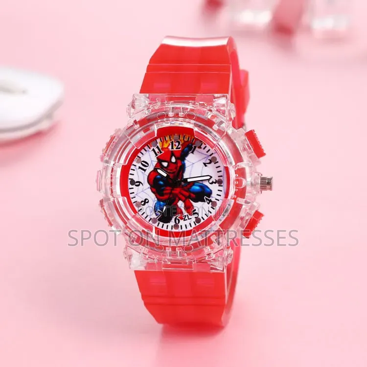 For Your 'Littu' Boys. Spiderman Watch for Kids. Colour Blue and Red.