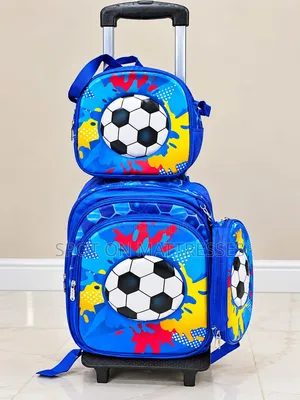 Kids' Trolley Bags With Insulated Lunch Bags. Age 4-9. We Deliver!