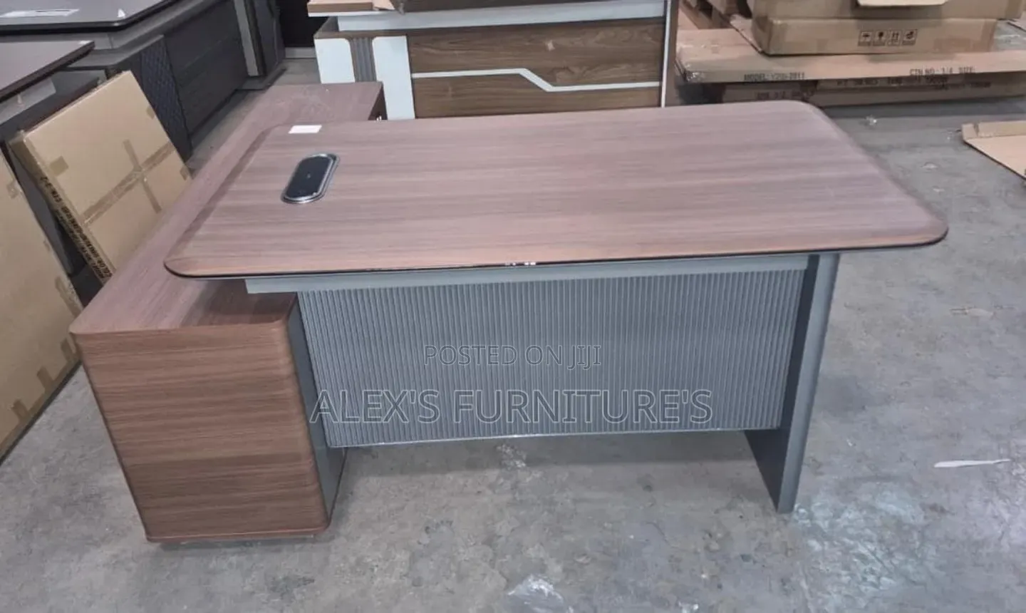 Executive Office Desk With Bi Led Light