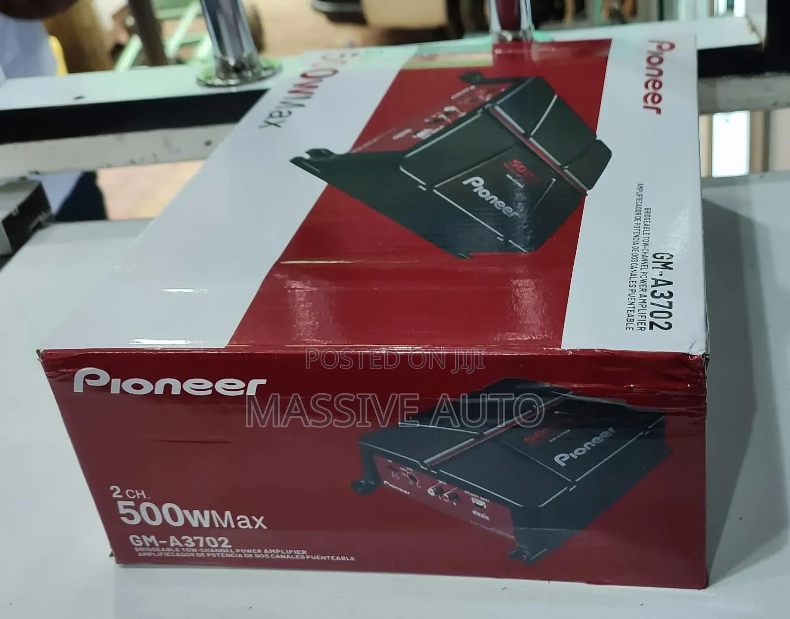 2 Channels Pioneer Amplifier 500wats