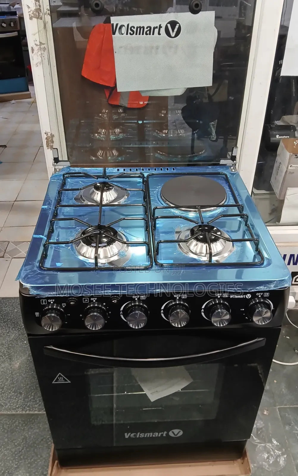 Volsmart 50×55cm 3+1 Mixed-Fuel Standing Cooke