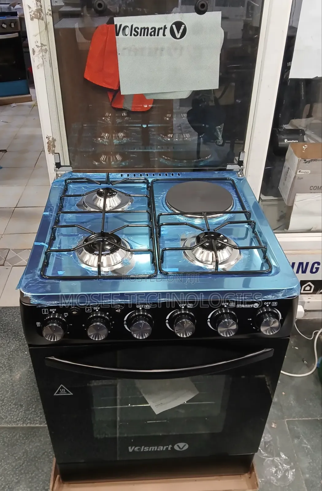Volsmart 50×55cm 3+1 Mixed-Fuel Standing Cooke