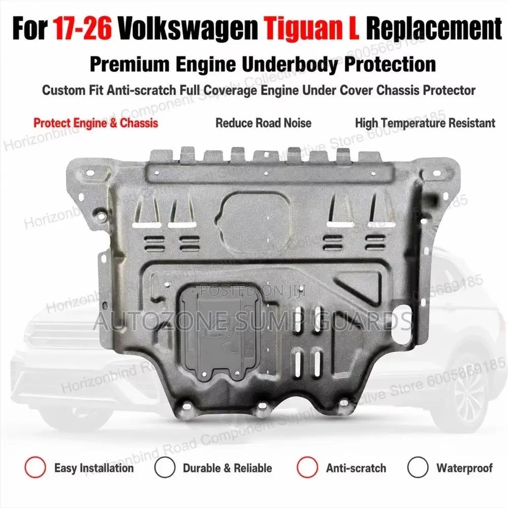 Engine Guard for 17-26 Volkswagen Tiguan L Underbody Shield Protection