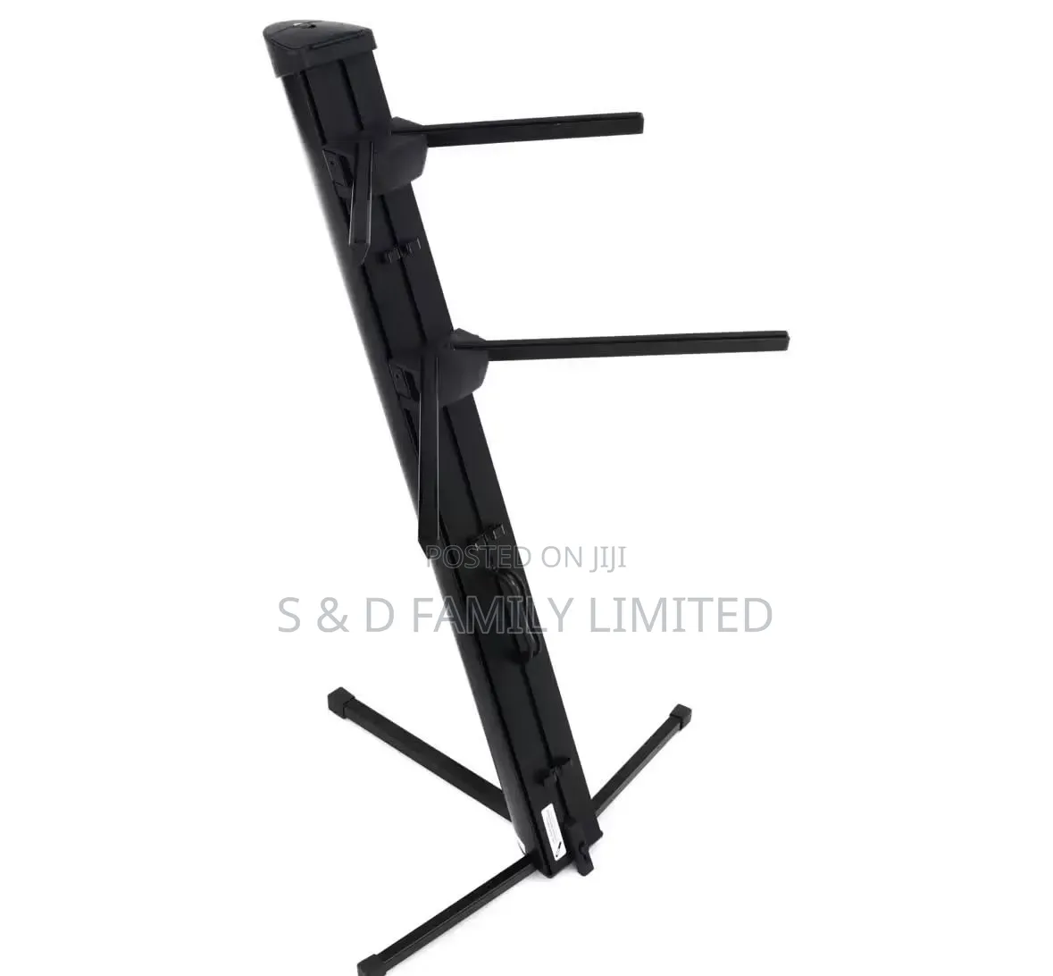 2-Tier Aluminum Alloy Column-Style Keyboard Stand