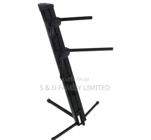 2-Tier Aluminum Alloy Column-Style Keyboard Stand
