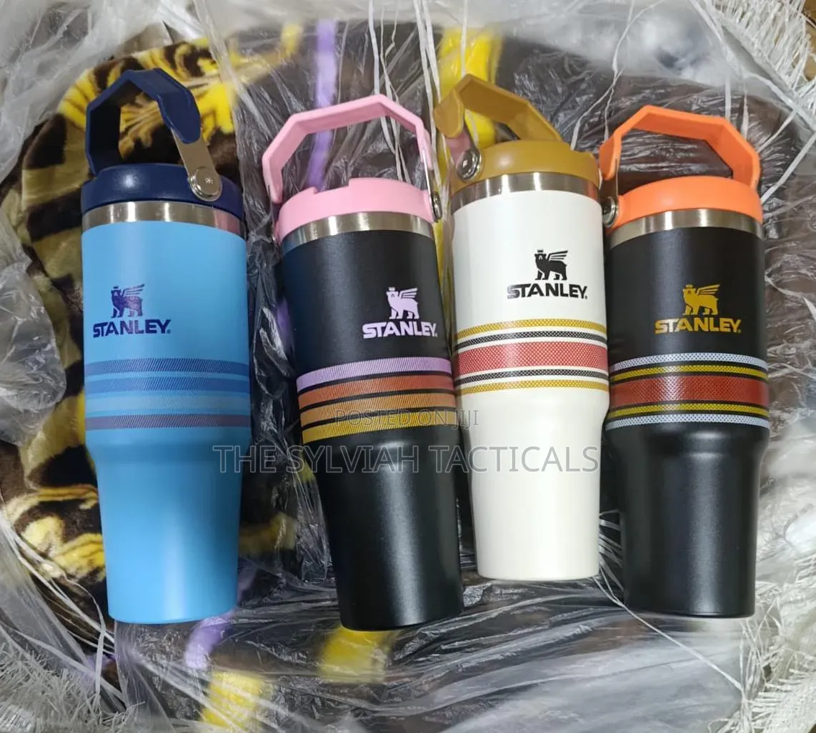 *900ml Stanley Up Handle Stainless Steel Tumbler Water Bottle,