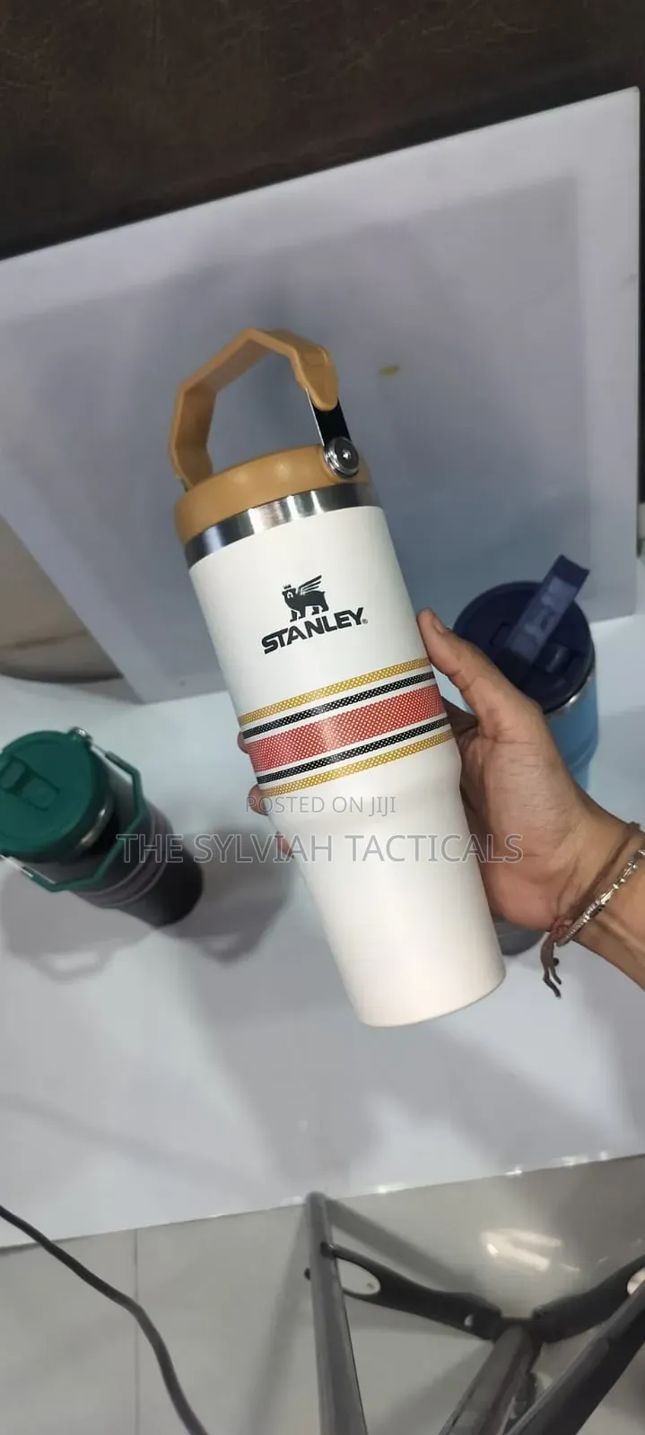 *900ml Stanley Up Handle Stainless Steel Tumbler Water Bottle,