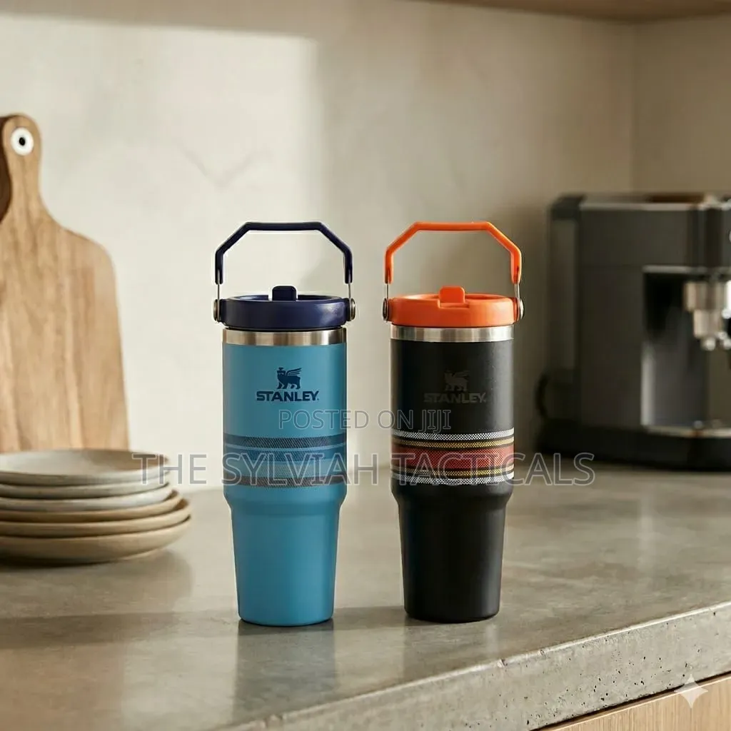 *900ml Stanley Up Handle Stainless Steel Tumbler Water Bottle,